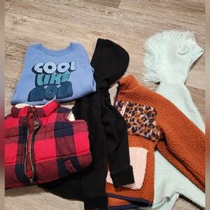 4T Sweaters & Vest Bundle. 5 Pieces!